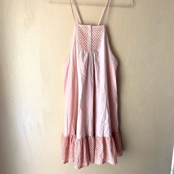 Free People Dresses & Skirts - Free People | Coral Sun Dress Criss Cross Back L